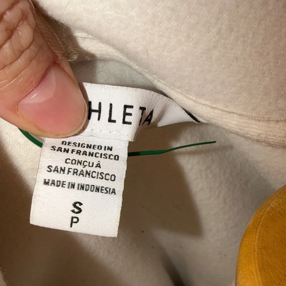Women's White Sherpa Pullover Jacket